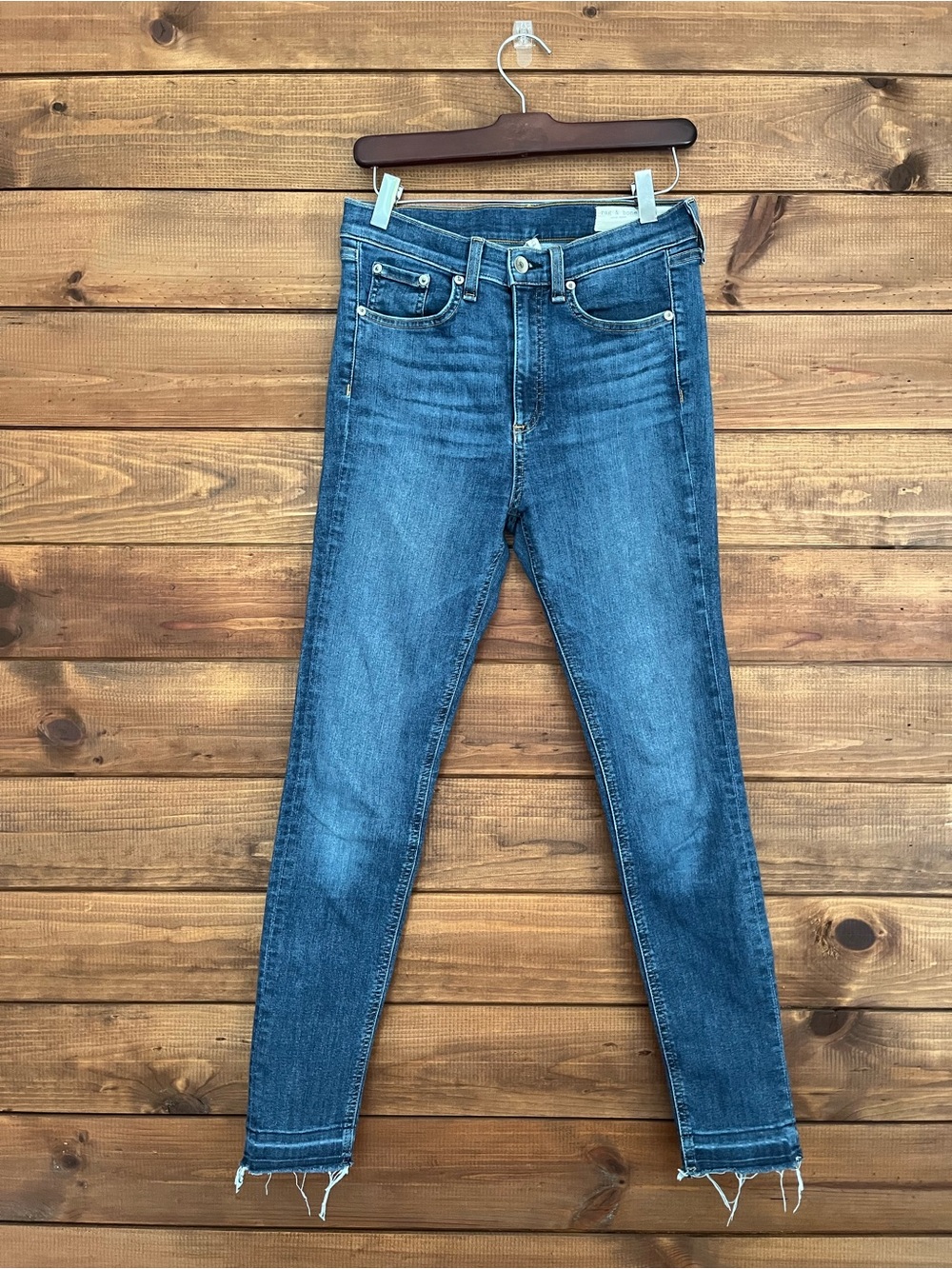 rag & bone High-Rise Ankle Skinny Jeans Size 28